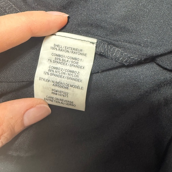 Alice + Olivia Air Black Strapless Tulip Hem Midi Dress NWT Little Black Dress - Picture 9 of 9